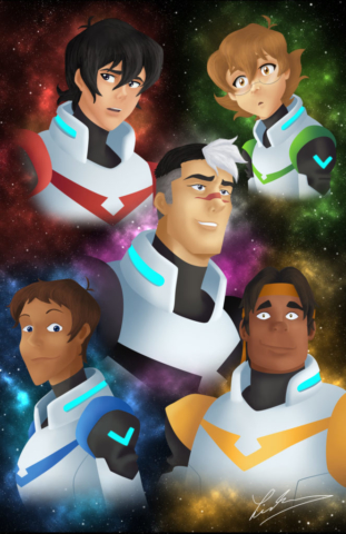 Voltron Paladins digital painting. 2017.