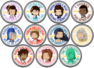 Epic the Musical stickers. 2025.