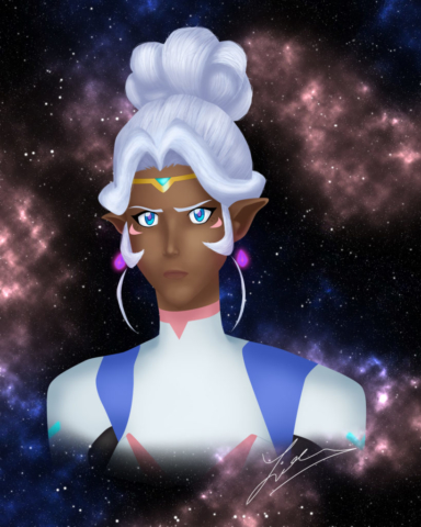 Allura digital painting. 2017.