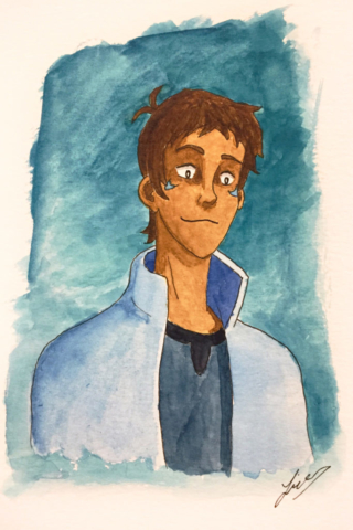 Lance watercolour. 2019.