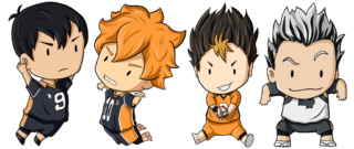 Haikyuu stickers. 2025.