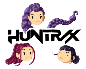 Huntrx sticker. 2025.