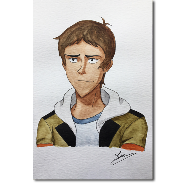 Lance Watercolour Photo Print