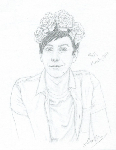 Phil Lester sketch. 2017.