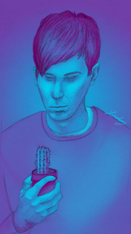 Phil Lester digital painting. 2017.