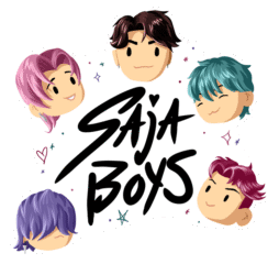 Saja Boys sticker. 2025.