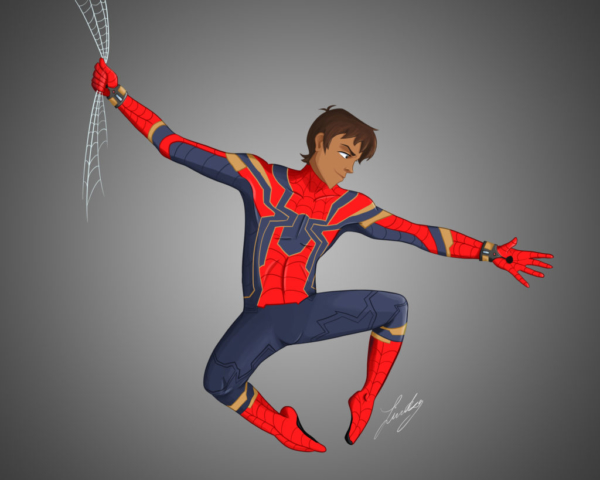 Lance as Spider-Man. 2019.