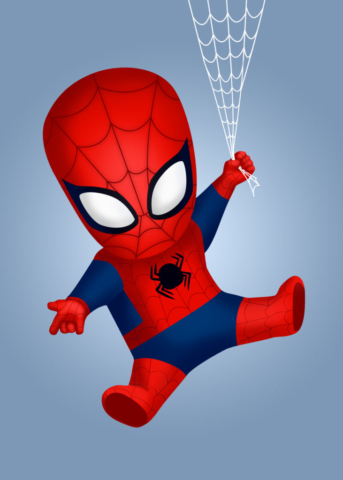 Chibi Spiderman. 2017.