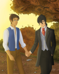 Keith and Lance in Victorian AU. 2020