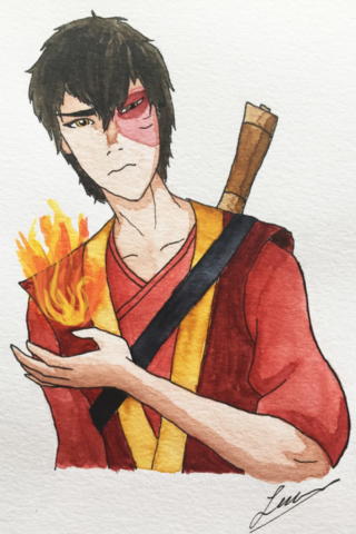 Zuko watercolour. 2019.