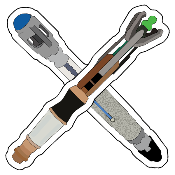 Sonic Screwdriver Sticker Pack