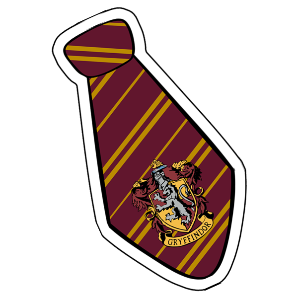 Gryffindor Tie Sticker