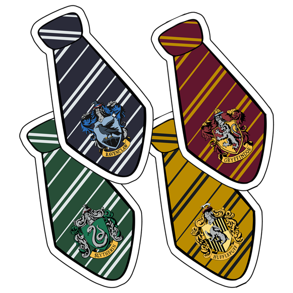 Hogwarts Ties Sticker Pack